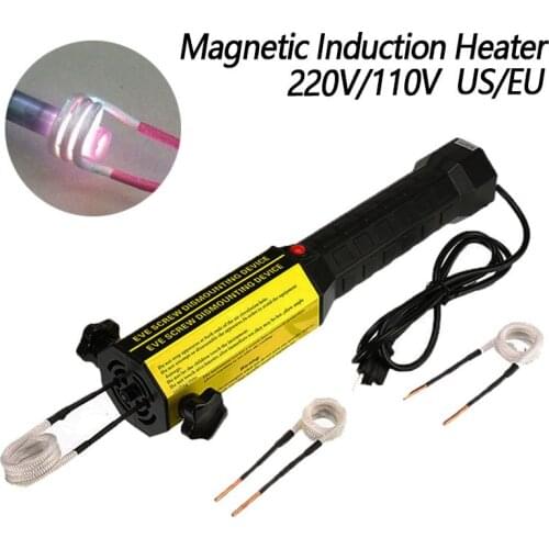 Magnetic Induction Heater Bolt Heat Disassembler 220V/110V Flameless Induction Heater Car EVE Screw Disassembly Repair Tool