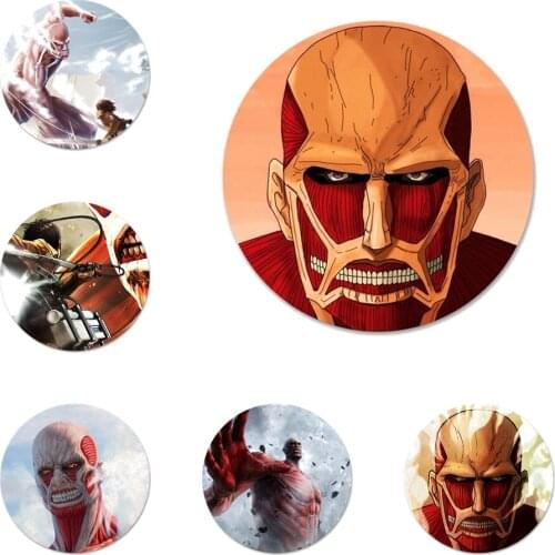 58mm Colossal Titan Icons Pins Badge Decoration Brooches Metal Badges For Clothes Backpack Decoration