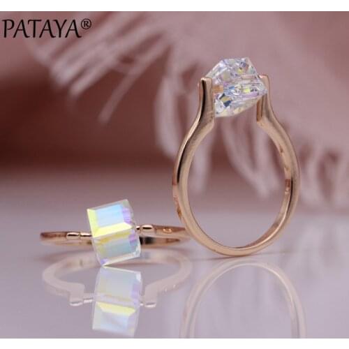 PATAYA Rings With Crystals