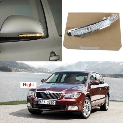 For Skoda Superb 2009 2010 2011 2012 2013 2014 2015 Front Turn Signal Light Right Side Wing Mirror Indicator Lamp