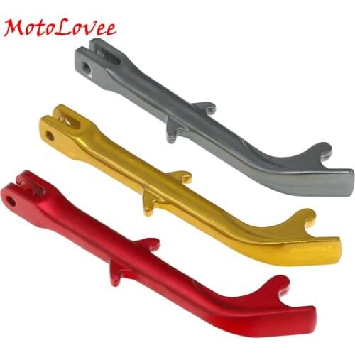 MotoLovee Motorcycles Aluminium Alloy Kickstand 250mm Kick Side Stand Motorbike Scooter Street Standard