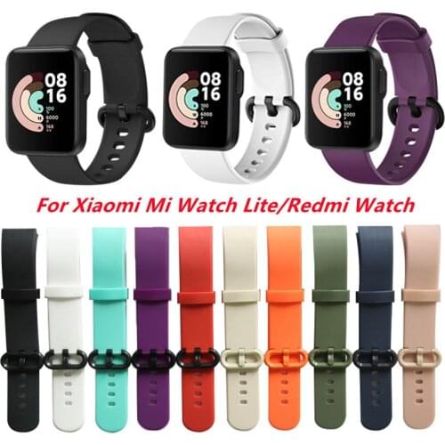 Luxury Silicone Loop For Xiaomi Mi Watch Lite Global Version Smart Watch band Replacement Sport Bracelet Wristband Redmi Strap