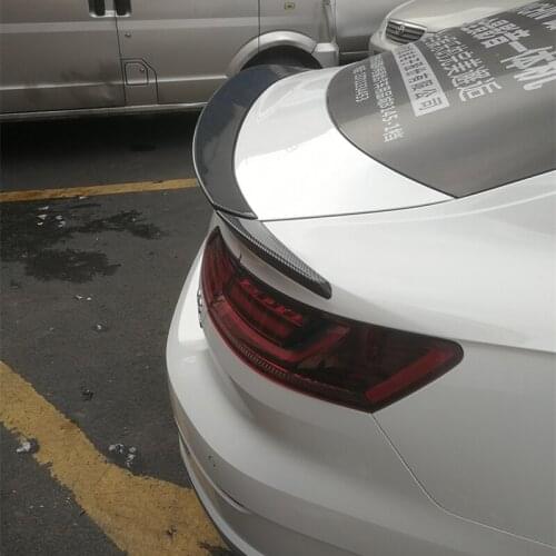 For Volkswagen Passat CC 2019-2020 Auto ABS Plastic Unpainted Color Rear Trunk Wing Lip Spoiler Car Accessories