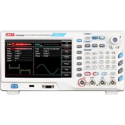 UNI-T UTG4162A function / arbitrary waveform generator 50MHz pulse waveform time adjustable function generator price