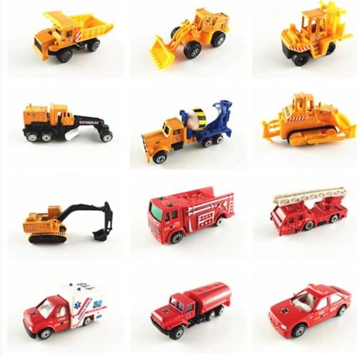 Military Tank Missile Vehicle Police Car Engineering Cement Truck Excavator Forklift Model For Building Kits Toy
