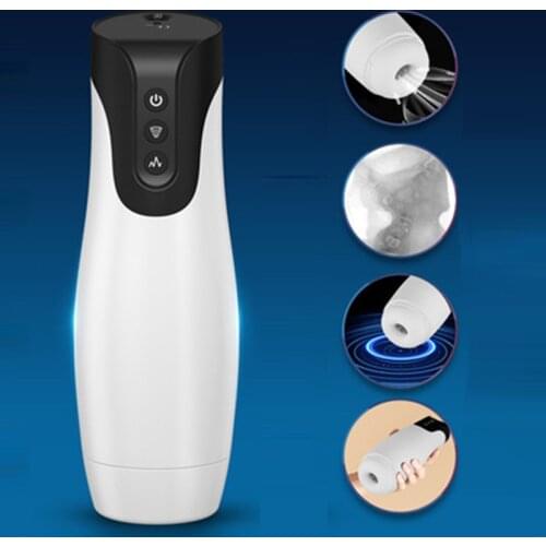 Adult Game For Male Masturbator Goods Penis Enlargement Erection Sucking Erotic Cup Automatic Vibrating Sex Toys For Men Sexshop