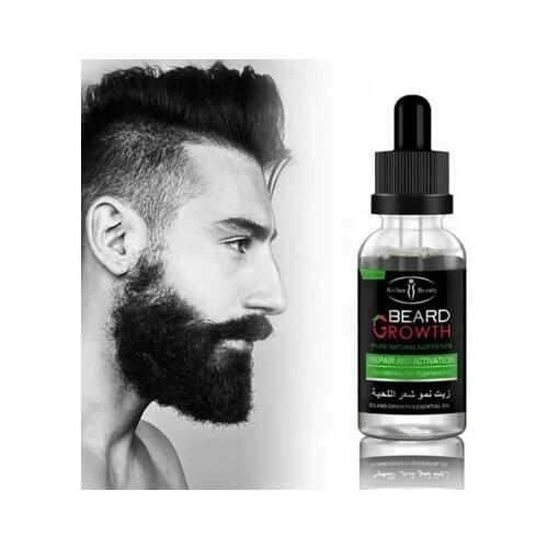 200pcs Men Beard Growth Enhancer Facial Nutrition Moustache Grow Beard Shaping Tool Beard care products DHL