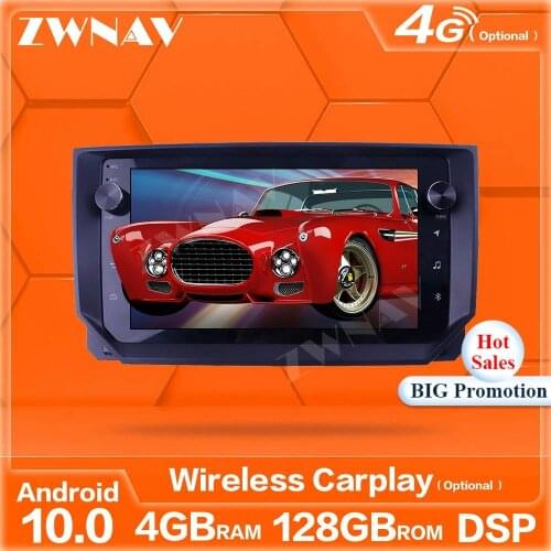 4+128GB Android10.0 Screen Car Player GPS Navi For Seat Ibiza 2017 2018 2019 2020 Auto Radio Stereo Multimedia Player Head Unit