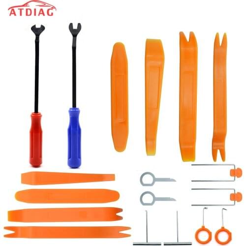 4Pcs Auto Car Radio Panel Door Clip Panel Trim Dash Audio Removal Kit Repair Hand Cockpit Pry Tool Accessories