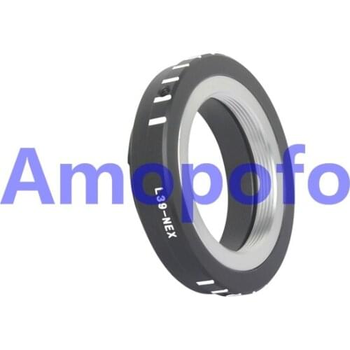 AMOPOFO For Leica M39 LTM screw lens adapter to SonyE mount camera A7 A7II A6300 A7R