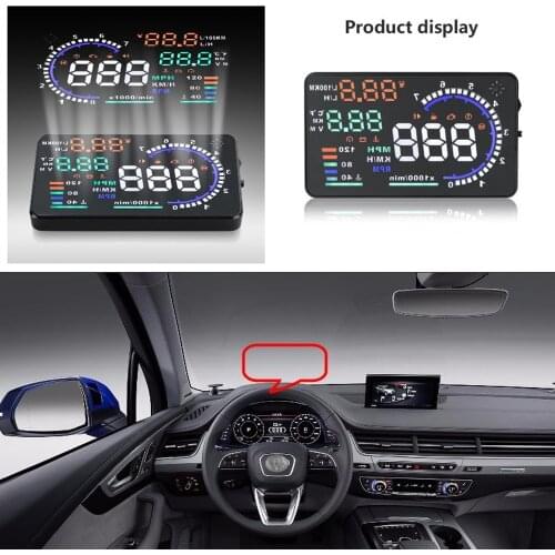 Car HUD Head Up Display For Audi A3 A4 A5 A6 A7 2015 2016 - Safe Driving Screen Projector Refkecting Windshield