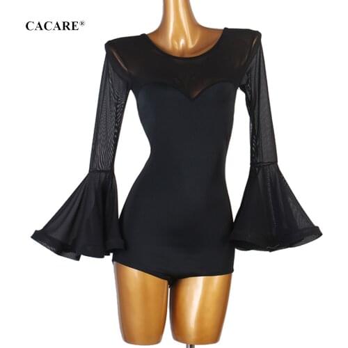 CACARE Bodysuit for Ballroom Dance Competition Dresses Waltz Tango Dance Dresses Standard Flamenco Costume Customize D0111