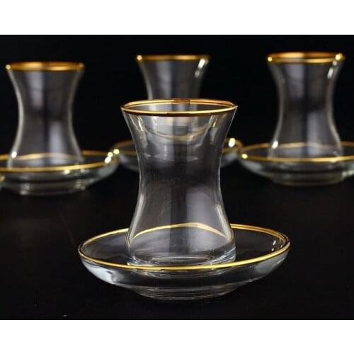 12 piece Tea Set-Mouth Skin Gold 212933386