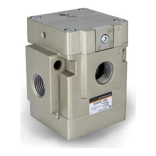 Two position three way control valve pneumatic external pilot vga VGA342-04 VGA342-06 VGA342-10