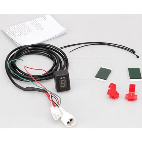 Motorcycle LCD Electronics 6 Speed 1-6 Level Gear Indicator Digital Gear Meter For Yamaha FZ10 FAZER FZ 10 TRACER 700 900 EFI