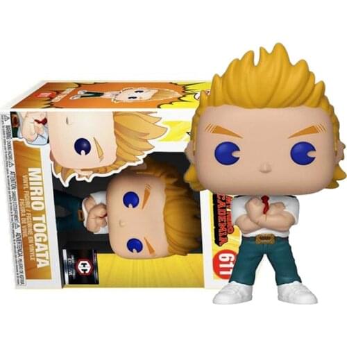 FUNKO POP Figure My Hero Academia POP Toys Mirio Togata #611 POP Action Figure Toys My Hero Academia Figure Toys Gifts for Kid