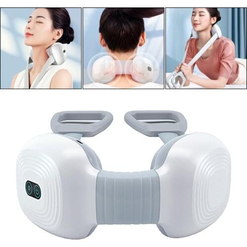 Travel Neck Massager Cordless Neck Massager Portable Neck Massage for Home Bedroom Living Room Travel Office