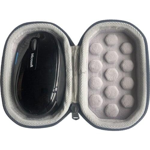 Fashion EVA Hard Shell Cover for Microsoft Sculpt Bluetooth Mouse Case Storage Box Protective Bag