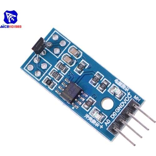 Diymore 3144E Hall Sensor Module Motor Speed Test Board for Arduino Smart Car Speed Counter Sensor Module
