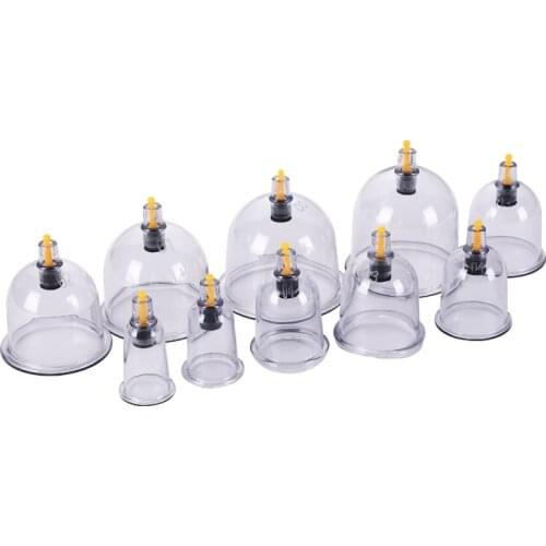 Wholesale 30pcs/lot Hijama Cupping Cupping Cups Set Vacuum Cans Hijama Banks Cupping Therapy Set Massage Suction Cup Kit
