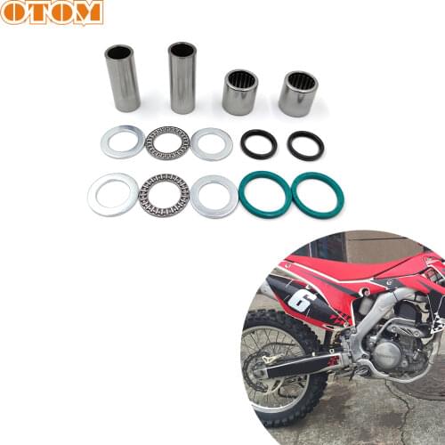 OTOM For HONDA CRF 250R 450R Thrust Needle Flat Roller Bearings With Washers Motorcycle Flat Fork Oil Seal Kit Maintenance Parts