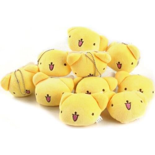 6cm 10pcs/lot Cardcaptor Sakura Kero Plush Keychain Dolls Pendants Gifts For Kids