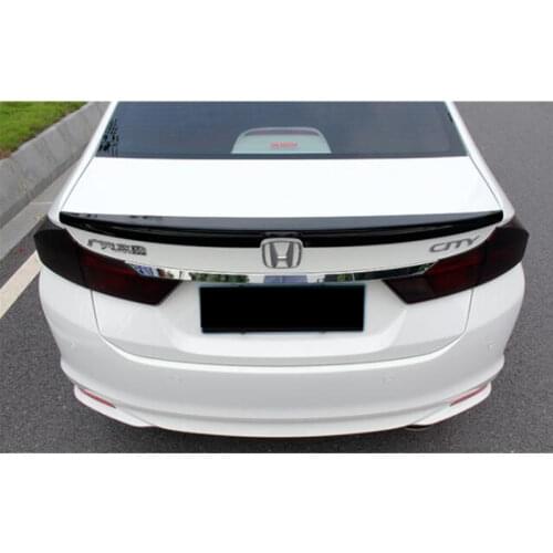Trunk Spoiler For Honda City 2015 - 2018 Carbon Surface Sport ABS Material DIY Paint Rear Wing