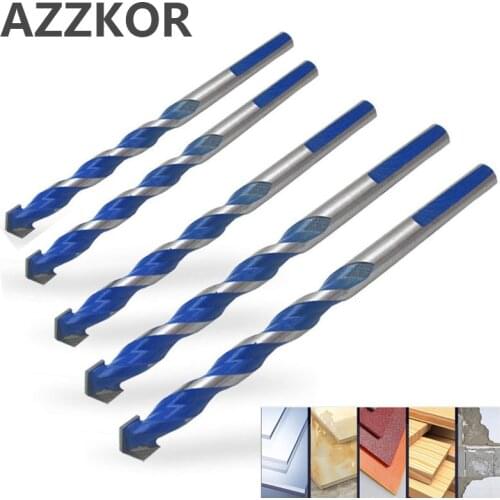 Triangle Drill Bit Tiling Cement Multi Purpose Ceramic Wall Glass Cement Hole Opener Stone Blue Cutter Nail Metal Drill 6-12mm
