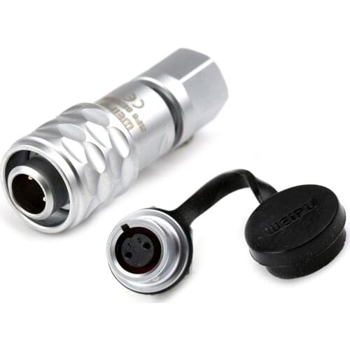 WEIPU SF10 10mm Diameter Waterproof 2 3 4 5 Pin M10 Power Automotive Electrical Connector Adapter Solder Gold Plated Copper Pins