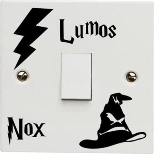 Modern Harry Lumos NOx Funny Switch Sticker Rroom Wall Sticker A0014