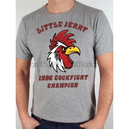 Seinfeld Little Jerry Cock Fight Kramer Sitcom Del Boca Vista Funny Grey T Shirt Cool Casual pride t shirt men Unisex Fashion