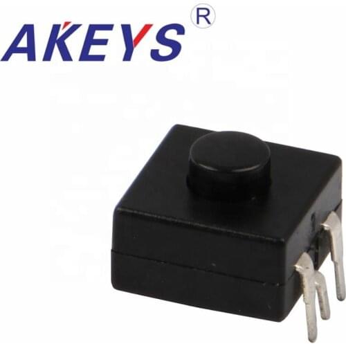 10PCS YT-1212-213YB 2PINS Self - locking switch Temperature - resistant flashlight switch