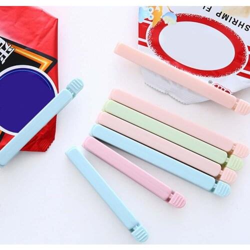 5Pcs Food Storage Bag Sealer Clips Snack Sealing Clamp Home Kitchen Supplies Clamp Plastic Tool