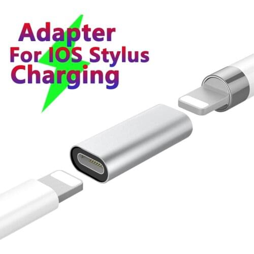 Hot Sale Adapter for Apple Stylus Pen Charging Convertor Mini Charger Stylus adapter for iphone Pen Pencil