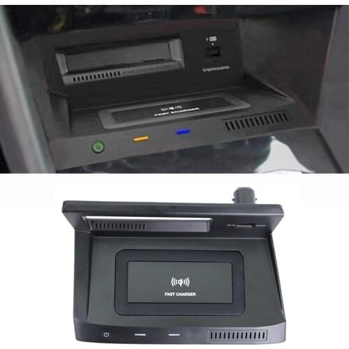 Car wireless charger for VW Tiguan MK2 Tiguan Allspace Tharu 2017 2018 2019 QI phone charger charging phone holder accessories