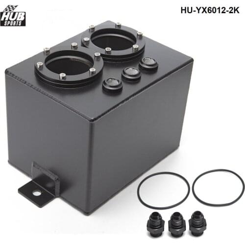 3L Dual BILLET ALUMINUM FUEL SURGE TANK / SURGE TANK W/O044 FUEL PUMP HU-YX6012-2K