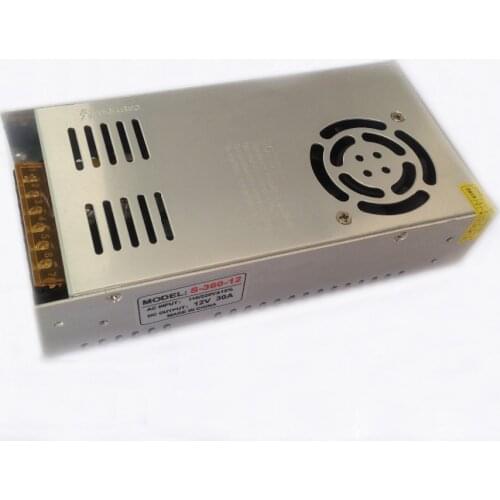 12V 30A 360W 220V Switching Lighting Transformers High Quality Safy Driver For LED Strip 5050 5730 Power Supply