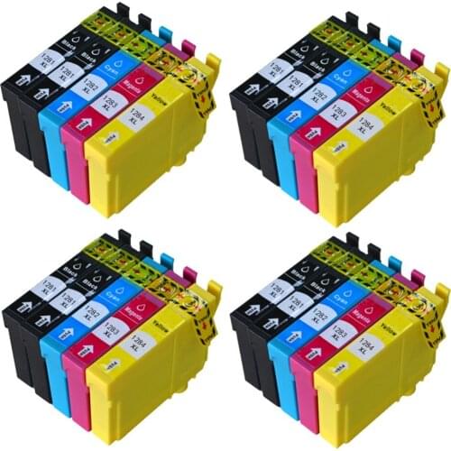 YLC 20pk 12XL T1281-T1284 Compatible Ink Cartridge for Epson Stylus SX125 SX130 SX230 SX235W SX420W SX430W SX425W SX435W Printer