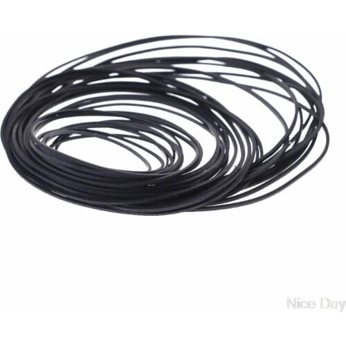 50Pcs/bag 1mm Mix Cassette Tape Machine Belts Assorted Flat Rubber Belt 45-130mm A29 20 Dropship