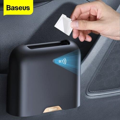 Xiaomi Baseus Car Trash Can Vehicle Supplies Bucket Garbage In The Holder Car accessory Bin Auto accessories For Cars Dustbin
