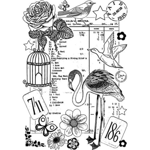 2021newTransparent Clear Silicone Stamp/Seal for DIY scrapbooking/photo album Decorative clear stamp A7299