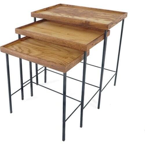 New Modern Pineapple Woodworking Edge Zigon coffe table table basse