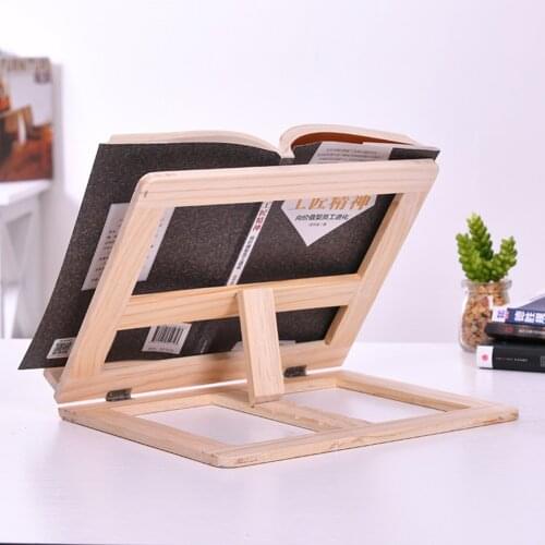 Cookbook Document Bookends Desktop Bracket Out Book Stand Retro Adjustable Reading Rest Holder Portable Document Stand