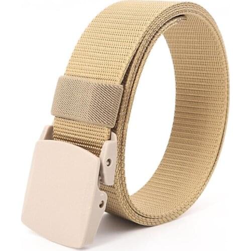 Mens Belts Army Tactical Belt Unisex wearproo Smooth buckle canvas Belt Outdoor Combat Belts Nylon Belt Jeans Mens Casual Belt