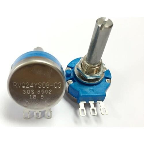 RVQ24YS08-03 30S B502 5k OHM 45 degrees Long Life Position Sensor Potentiometer, for Mobility Scooter