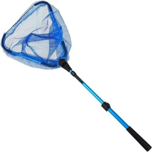 Foldable Retractable Aluminum Alloy Landing Net Outdoor Fishing Tool Accessory