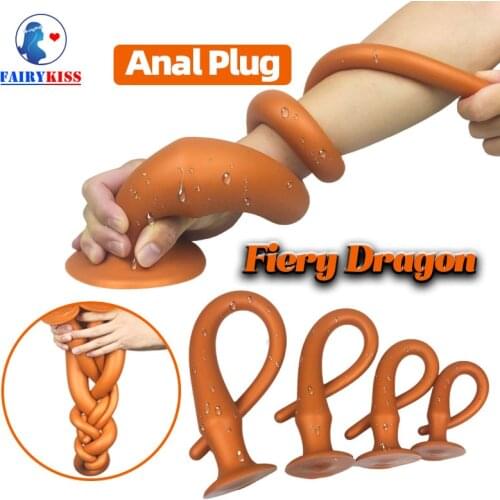 Super Long Butt Plugs Anal Toys For Woman Prostate Massager Soft Erotic Anal Dilator Dildo Adult Sex Butt Plug For Man Gay BDSM