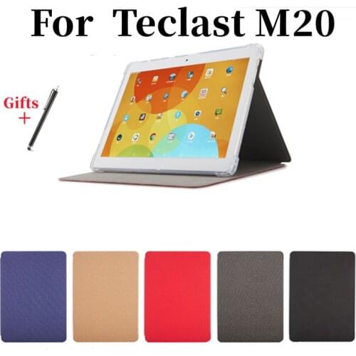 For Teclast M20 10.1" Protective PU Leather Case Tablet PC,Folding Stand Case Cover For Teclast M20 Tablet PC