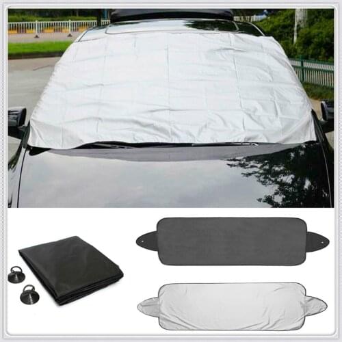 Car Snow Ice Sun Shade Dust Prevent Windshield Cover Protector for Ford Five FG F-350 F-250 E-Series Interceptor Airstream