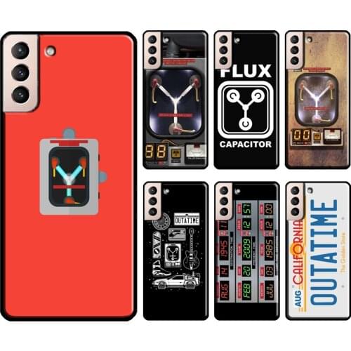 Back to the Future Flux Capacitor Cover For Samsung Galaxy S20 FE S8 S9 S10 Plus Note 9 10 Note 20 Ultra S21 Phone Case